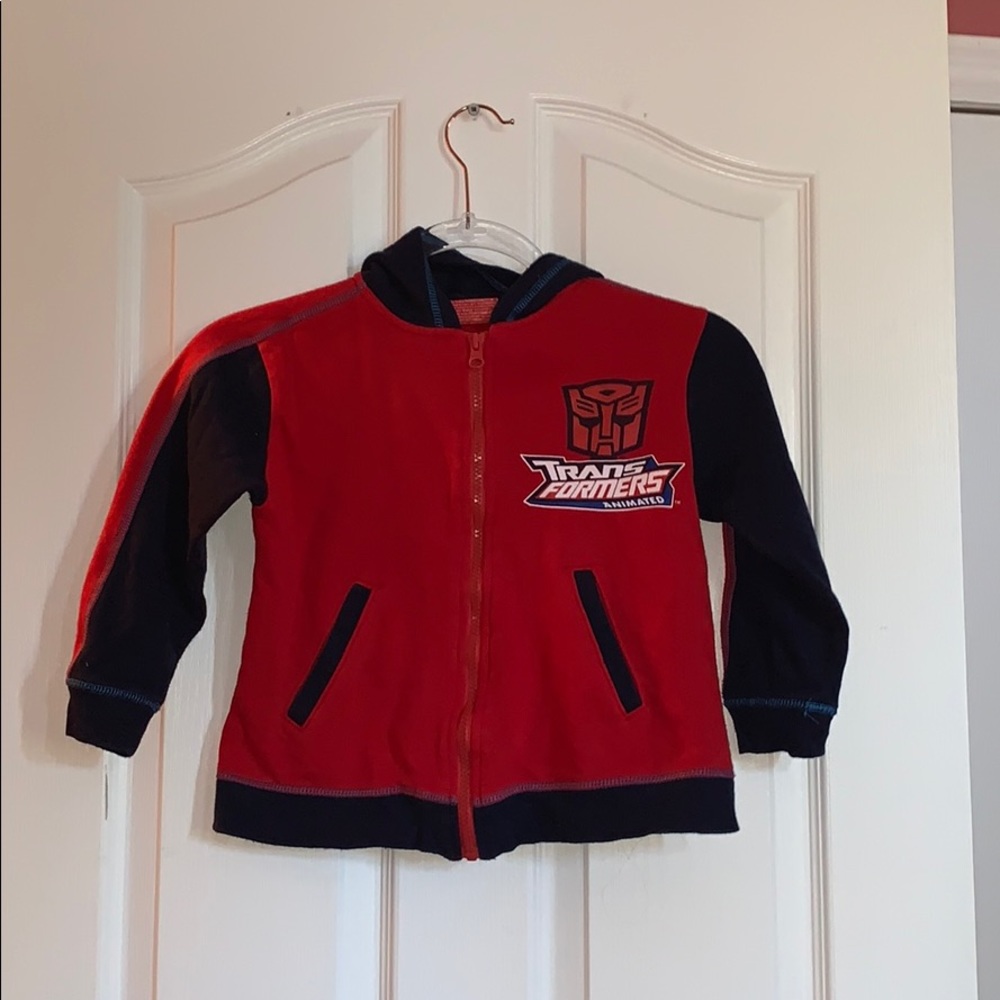 Trans Formers zip up hoodie